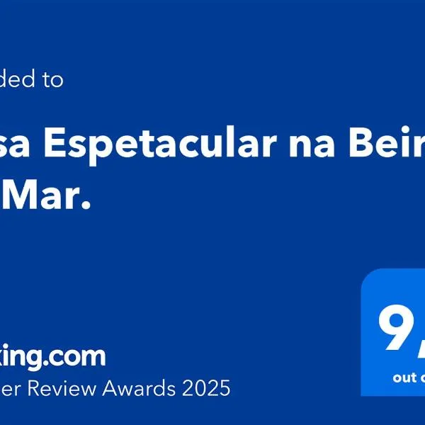 Casa Espetacular na Beira do Mar., hotel v destinaci São Sebastião