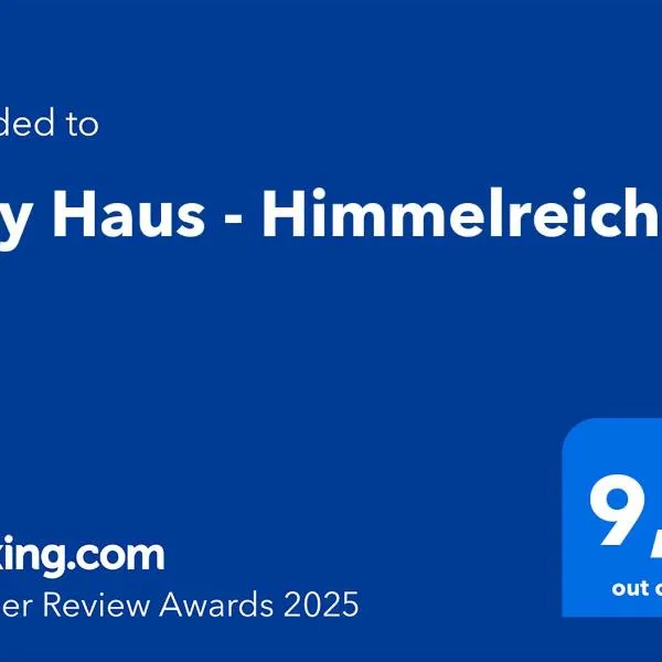 Tiny Haus - Himmelreich, hotel v destinaci Rast