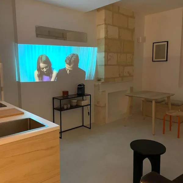 Studio ultra centre libourne - jacuzzi & vidéoprojecteur, hotel in Libourne