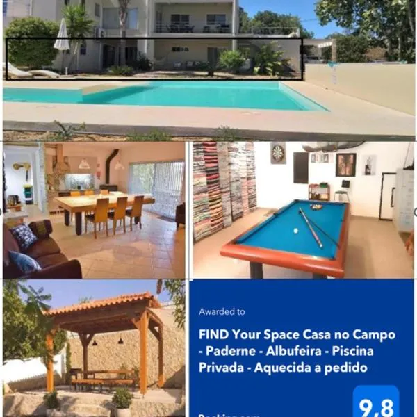 FIND Your Space Casa no Campo - Paderne - Albufeira - Piscina Privada - Aquecida a pedido, hotel v destinaci Paderne