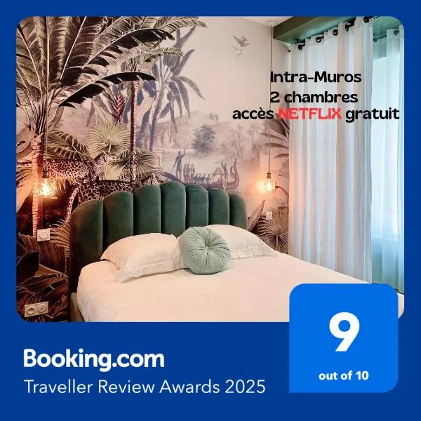 Appartement l'émeraude à Saint Malo Intra-Muros、サン・マロのホテル