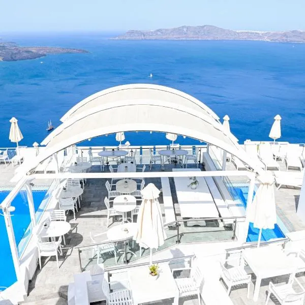Kafieris Blue Caldera Studios, hotel in Firostefani