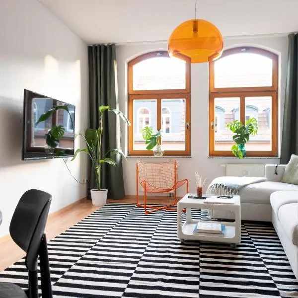 moderne 62qm Ferienwohnung, zentral in Bahnhofsnähe, hotel in Erfurt
