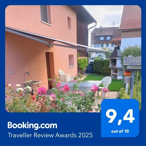 BnB LES OISEAUX, chez Lidia, 26m2 à 44m2, 2ème étage, hotel v destinaci Vendlincourt