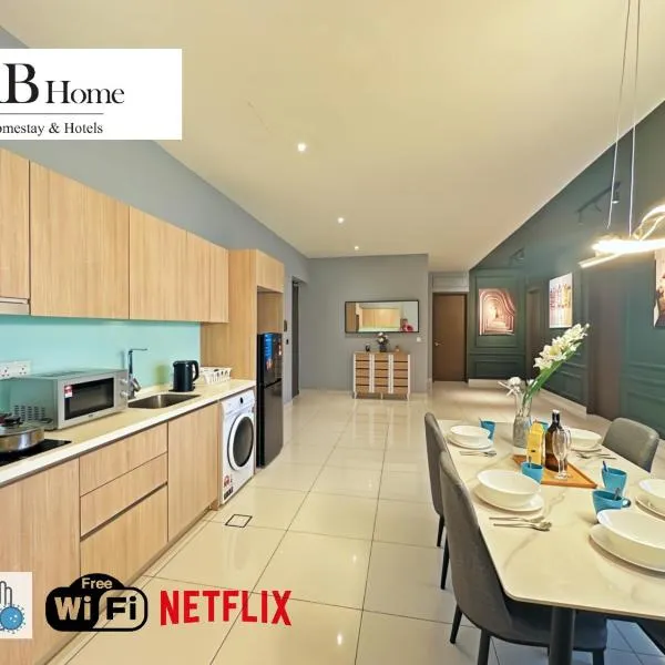 ABHOME "ART MUSEUM SUITE" #GreenHaven #360"City & Sea View #Masai #JB, hotel v destinaci Johor Bahru