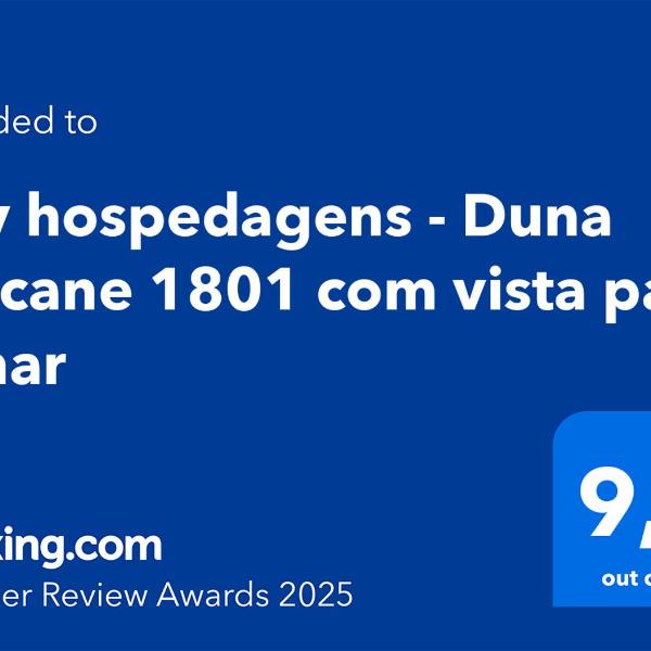 Edy hospedagens - Duna Barcane 1801 com vista para o mar - Foto 2