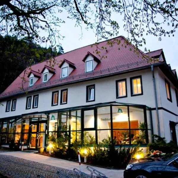 Waldhotel Linzmühle, hotel v destinaci Kahla