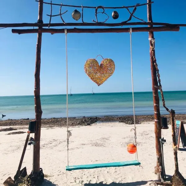Pachamama Holbox - Hostel & Private Apartments, hotell Isla Holboxis