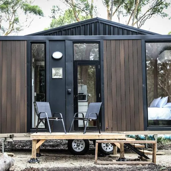 Solitary Islands Farm Tiny House by Tiny Away, hotel v destinaci Arrawarra