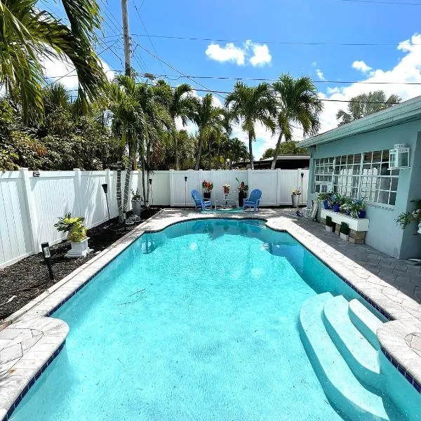 Wilton Manors-Ft Lauderdale Tropical Oasis Guest Suite with private bathroom and entrance just mins to beaches and Wilton Drive, hotel v destinaci Fort Lauderdale