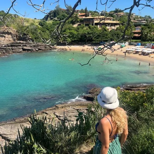 Flat para 4 pessoas bem pertinho da praia de Geriba