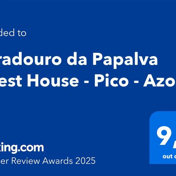 Miradouro da Papalva Guest House - Pico - Azores, hotel v destinaci São João