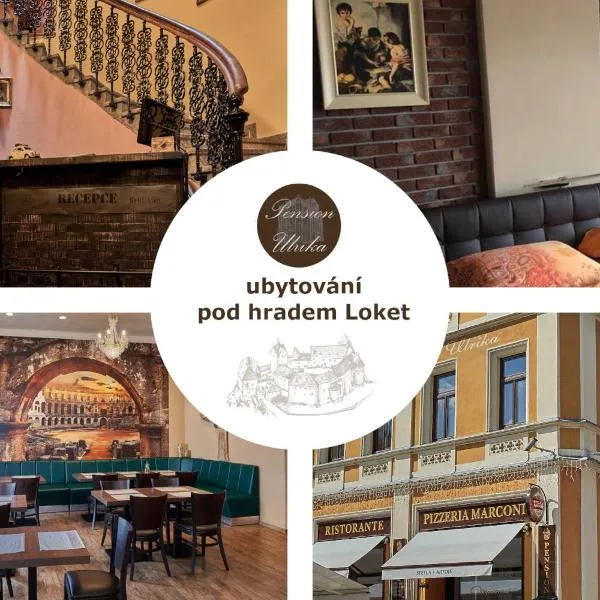 Pension Ulrika - ubytování pod hradem Loket, hotel v mestu Loket