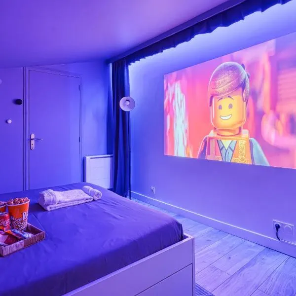 Loft Premium - Rétro Gaming & Cinéma - Centre Melun, hotel v destinácii Melun