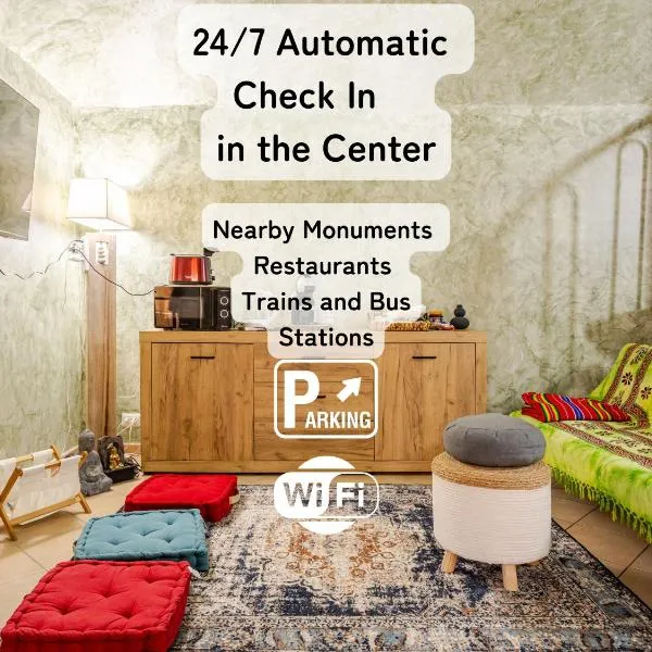 Secret Zen House in the Center W Free Parking and 24Hours Automatic Check-In, hotel v destinaci Casale Monferrato