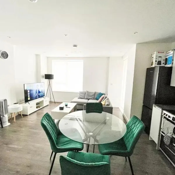 Kins Place, Beautiful 1 Bedroom Apartment Near London City Airport, hotel v destinaci North Woolwich