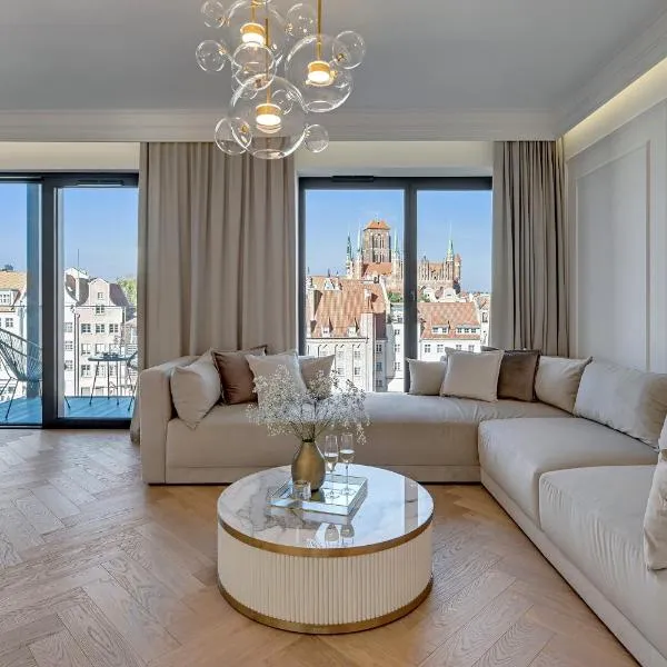 DEO PLAZA Premium Suites & Riverside by Downtown Apartments, hotel in Gdańsk