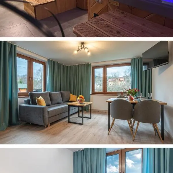 Apartamenty Wisła Krzywa 8, jacuzzi, basen zewnętrzny, hotel ve Visle