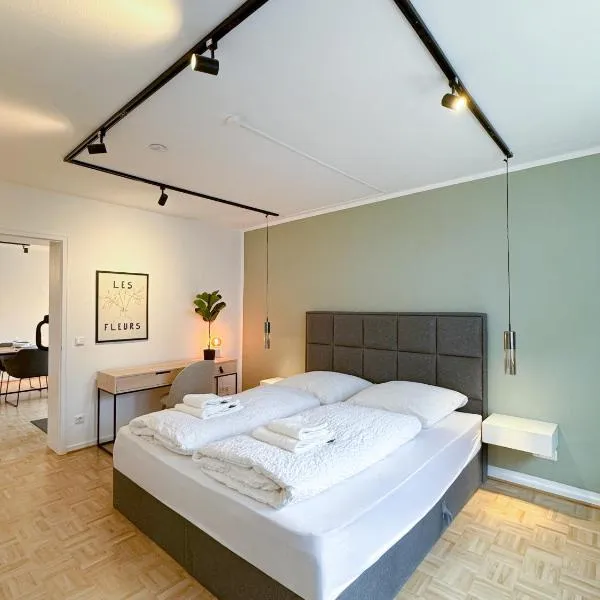 Moderne City-Wohnung mit Self Check-In und Free Wifi im Zentrum, hotel in Essen