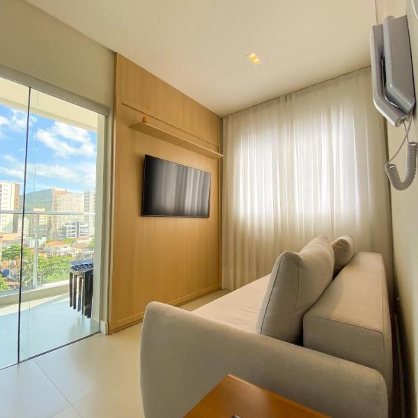 Conforto e modernidade na praia 400m - mar