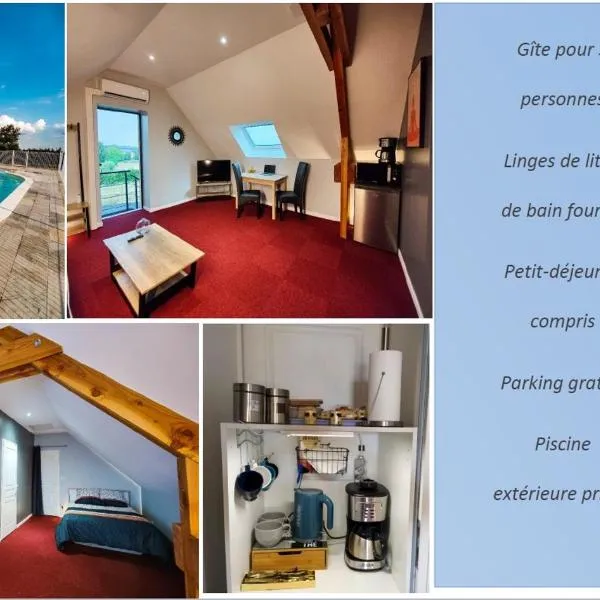Gîte Les Grandes Menières proche du Pal, hotel v destinaci Le Donjon
