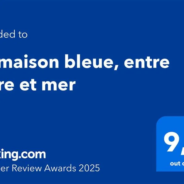 La maison bleue, entre terre et mer、Plougastel-Daoulasのホテル