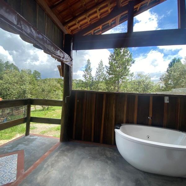 Container Chalé com espaço exclusivo jacuzzi e ar - Foto 3
