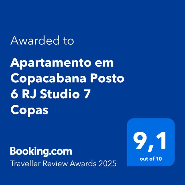 Apartamento em Copacabana Posto 6 RJ Studio 7 Copas - Foto 2