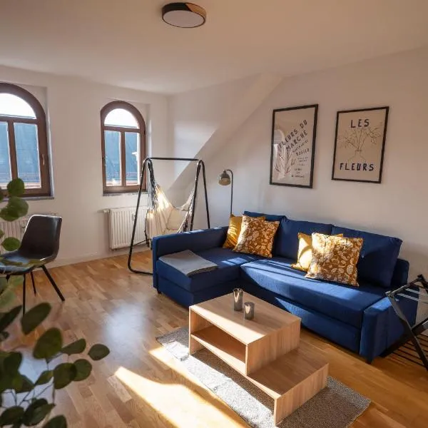 Apartment in Schloßchemnitz l Aufzug l W-Lan l Badewanne, hotel sa Chemnitz