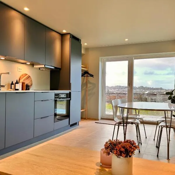 Basement apartment with sea view, hotel v destinaci Haugesund