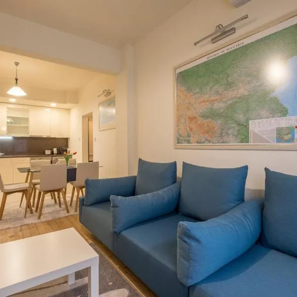 Stylish TOP center Flat 100m to Vitosha blvd, hotel in Sofia