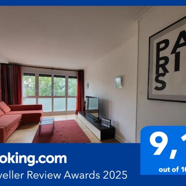 Spacious and comfortable apartment - Perfect for families & friends - near public transportation, hotel a Montrouge