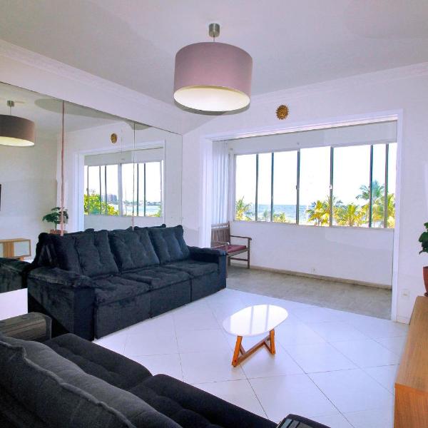 Apartamento com vista espetacular p/ 9 pessoas, frente mar, próximo ao metrô. - Foto 5