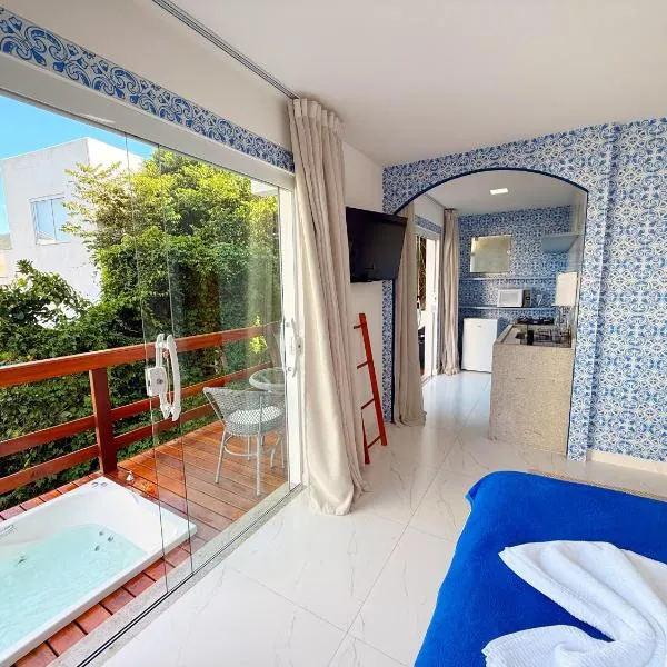 Loft Santorini com hidro aquecida - Arraial do Cabo