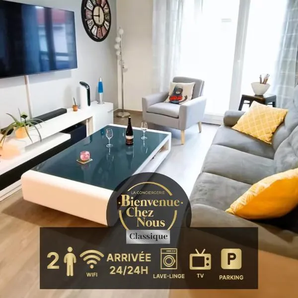T2 cozy avec parking, terrasse - Severine, Hotel in Clermont-Ferrand