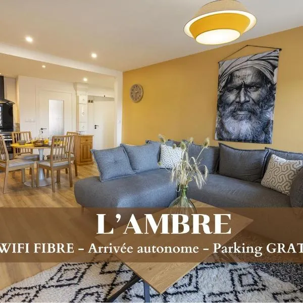 L'Ambre - 1 à 4P - Wifi Fibre - Parking Gratuit, hotel in Pont-dʼAin