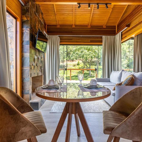 Cabana na Serra - Hidro, Lareira e Privacidade - Foto 5