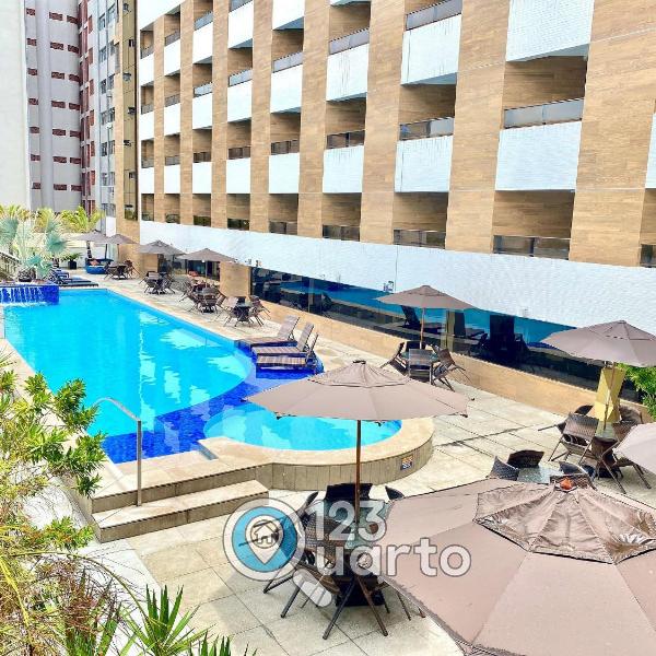 Gold Flat Cabo Branco By 123Quarto Hospedagem - Foto 4