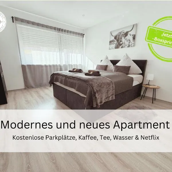 Stierpartment am Pfälzer Wald nähe Outlet Center Zweibrücken, hotel v destinaci Pirmasens