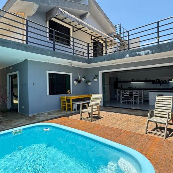 Casa a 300 metros Praia, 5 quartos, com área Gourmet , Mirante, Piscina, churrasqueira e ar condionado em 2 quartos - Foto 4