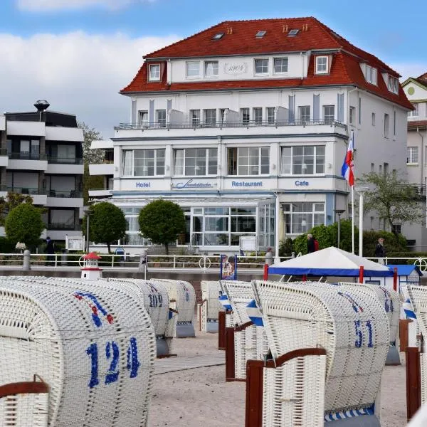 Hotel Strandschlösschen, hotell sihtkohas Travemünde