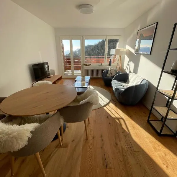 Bel Appartement Centre Crans Montana, Air Frais Vue Alpine, hotel v destinaci Crans-Montana