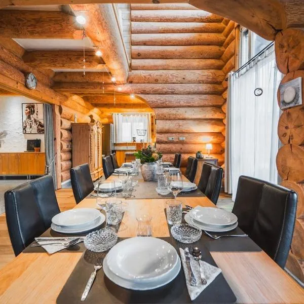 Naturstammhaus mit Sauna, coffee and tea for free, hotel di Ölbronn-Dürrn