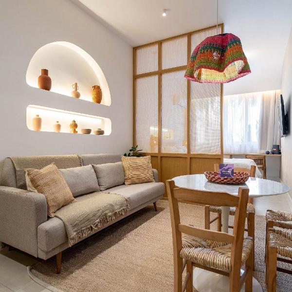 CurtaIpanema: Studio lindo, equipado, 2 qds praia.