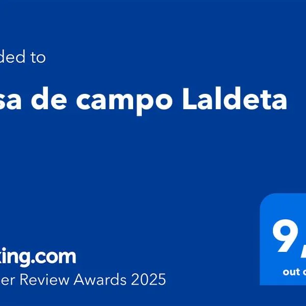 Casa de campo Laldeta, hotel in Puertomingalvo