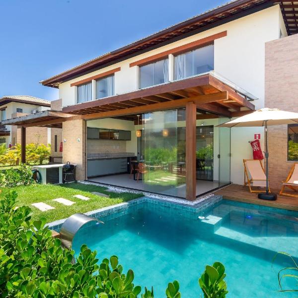 Bangalô de 3 quartos com Piscina em Imbassaí - N07