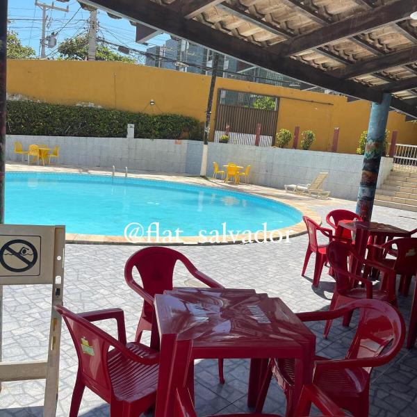 Flat Jardim de Alah completo beira mar piscina - Foto 4