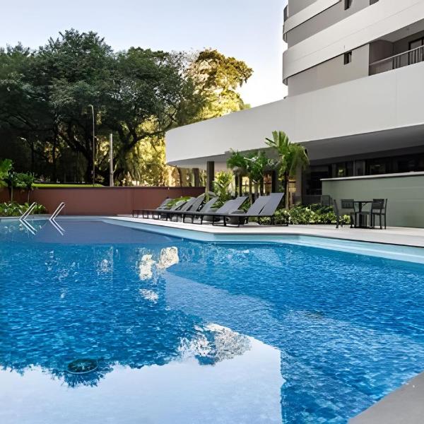 BHaus Setin Nova Republica - Studio 30m2 com Varanda - Cama Queen - Vista Incrível da Praça e Skyline 16o andar - Academia - Piscina - Lavanderia - Coworking - Portaria 24h - Em frente ao metrô - SR8 - Foto 4