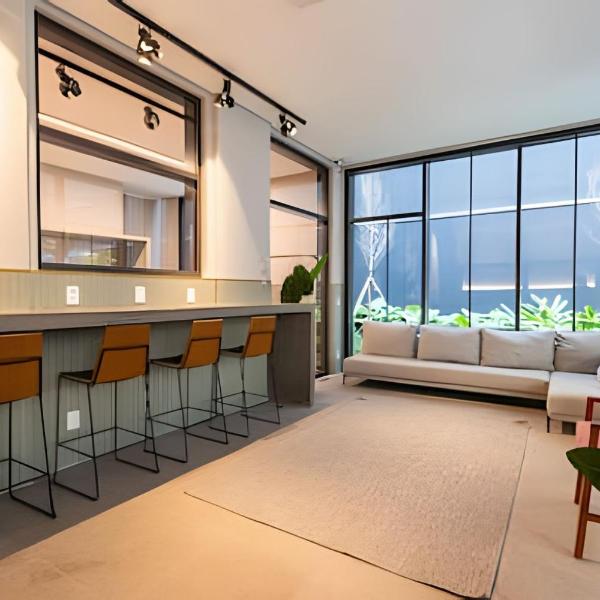 BHaus Setin Nova Republica - Studio 30m2 com Varanda - Cama Queen - Vista Incrível da Praça e Skyline 16o andar - Academia - Piscina - Lavanderia - Coworking - Portaria 24h - Em frente ao metrô - SR8 - Foto 5