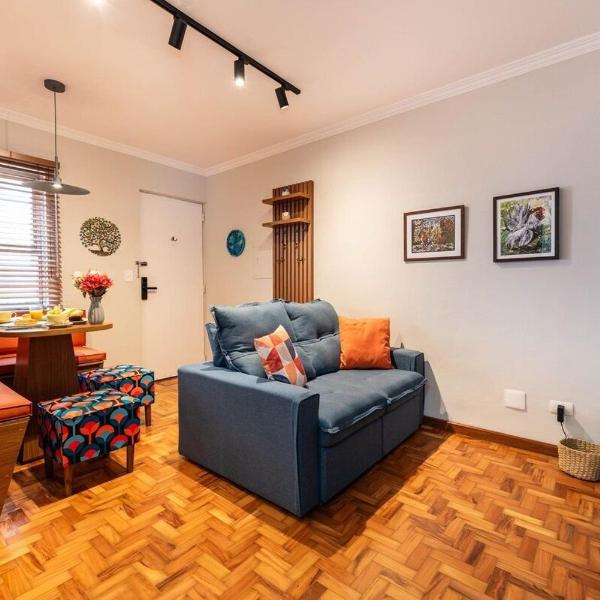 BHaus Family Paraíso - Grand Apartment 2 quartos - Próximo ao HCor - Metrô - Acomoda 4 pessoas - pr2